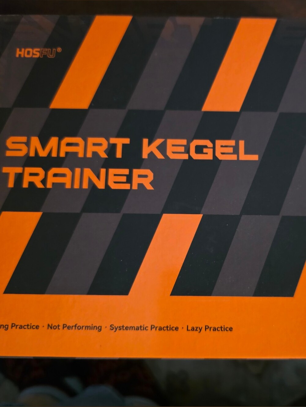 Smart Kegel Trainer - Orange & Black Packaging